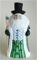 Irish Santa in Black Hat